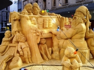 sand sculpture rundle mall